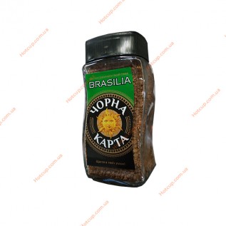 Розчинна кава Чорна карта Exclusive Brasilia банка 190г