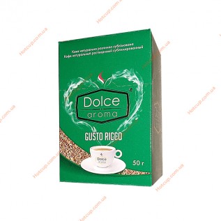 Растворимый кофе Dolce aroma Gusto ricco 25ст*2г