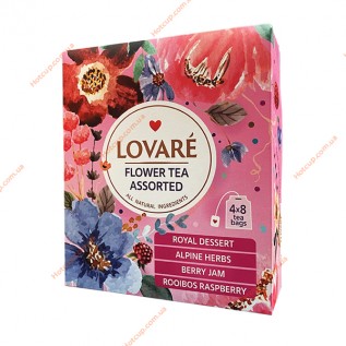 Чай пакетований Lovare Квітковий асорті 32п\к