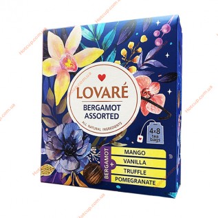 Чай пакетований Lovare Бергамот асорті 32п\к